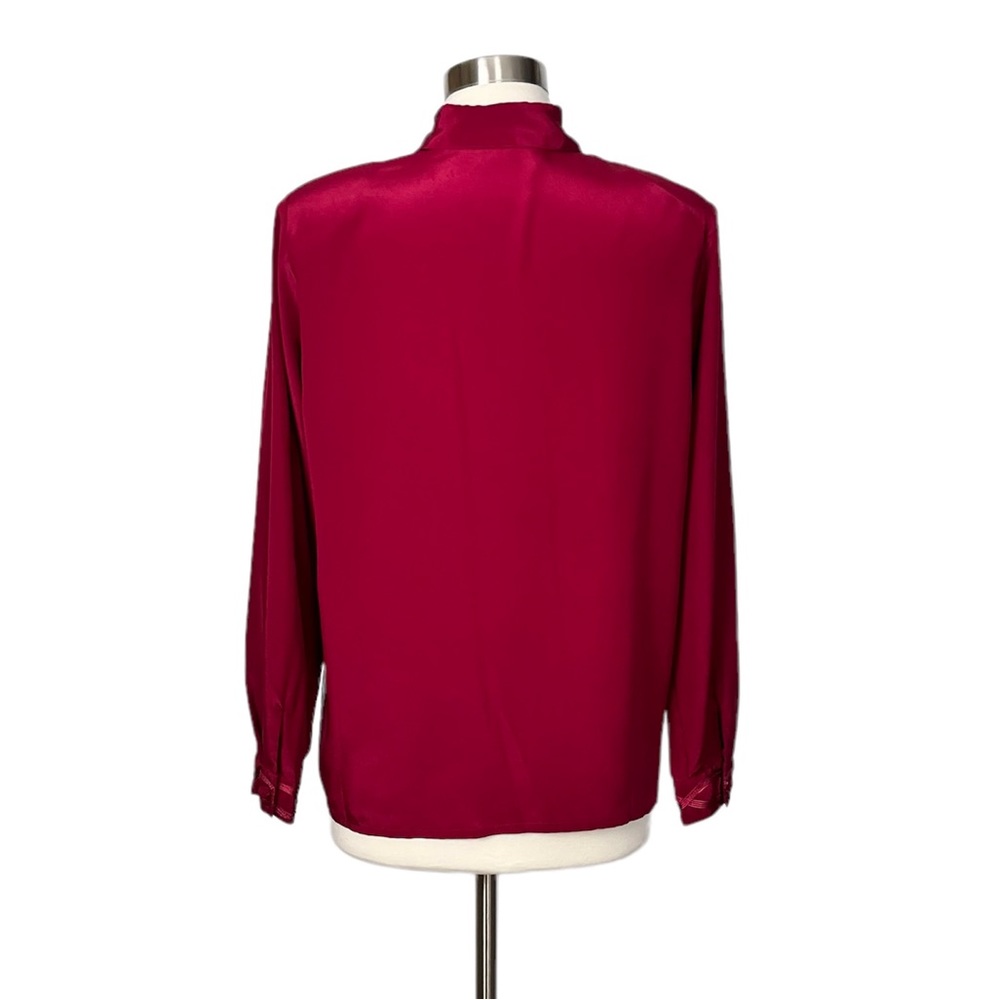 Vintage Yves St. Clair Red Blouse - Picture 3 of 15